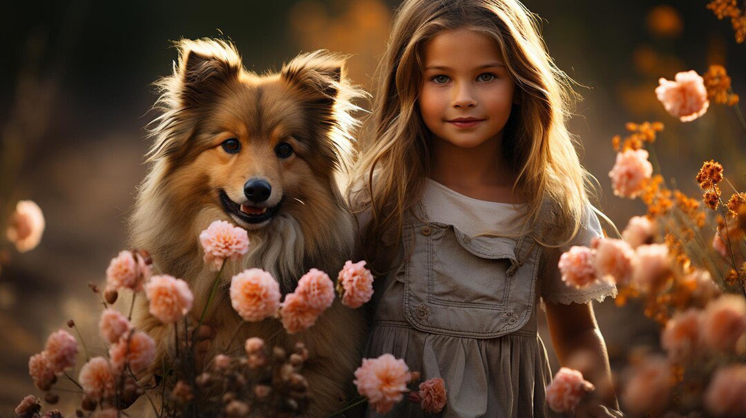 I love kids and dogs so I decided to pin this pic to my timeline. Just a random pic from the Internet.❤️❤️❤️
#kids #dogs