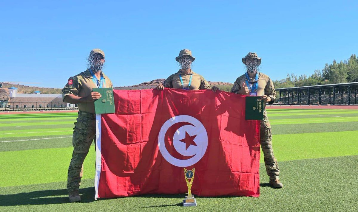 The Tunisian team achieved 2nd place in the "Sharp Blade 2025" in China among 45 nations participating.