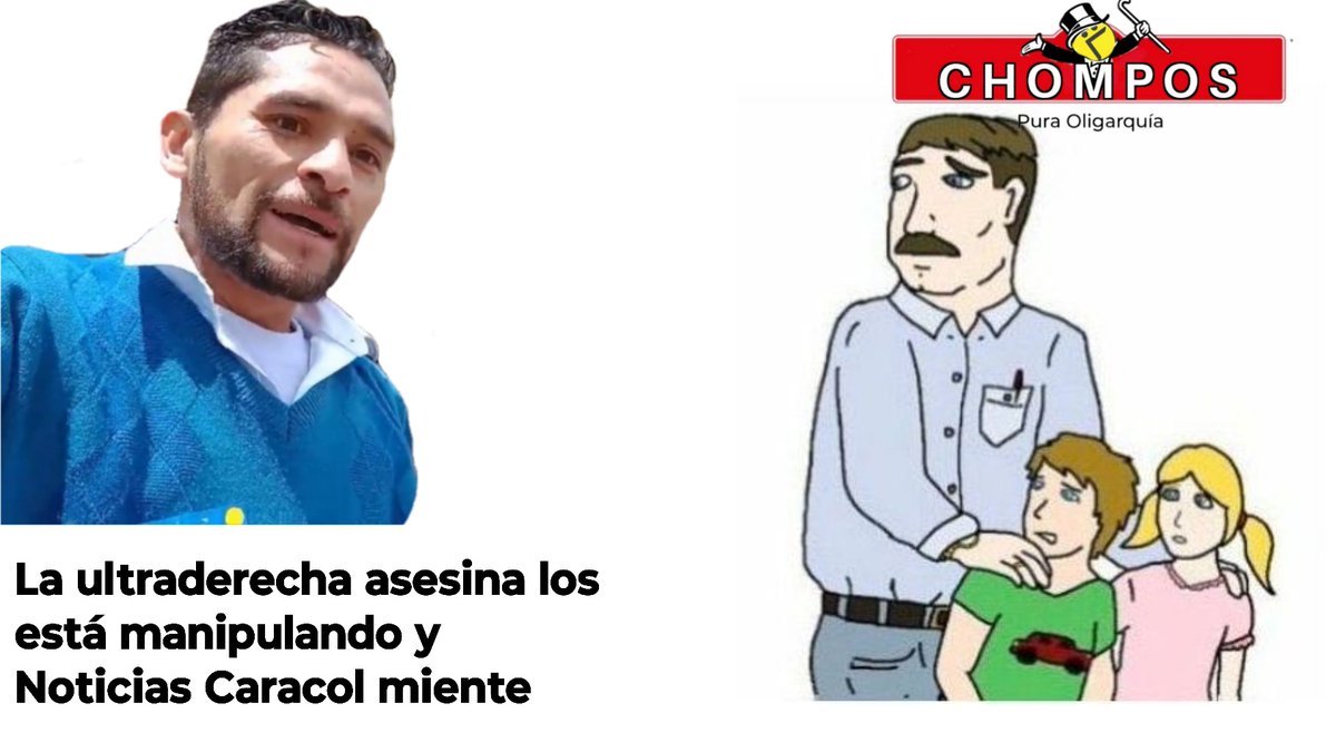ChomposX's tweet photo. El bodeguero de RTVC, Milton Fabiani @MacSubversivo, encarna al petrismo en todos sus niveles: físicamente con pinta de vagabundo, mentalmente con discurso de secta, e intelectualmente más perdido que la mamá del chavo https://t.co/F1ALf1lt5j