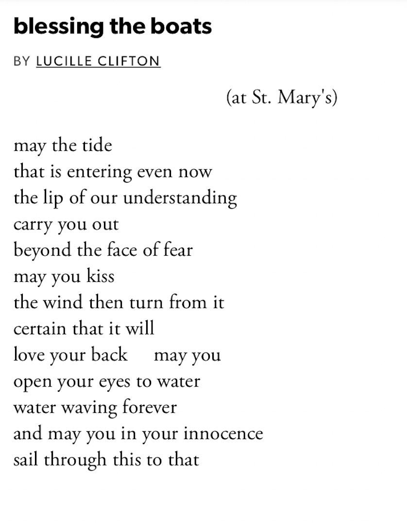 —Lucille Clifton