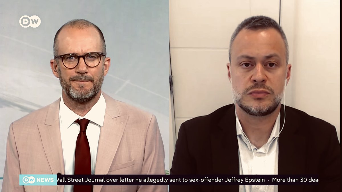 GulfStateAnalyt's tweet image. Earlier today our CEO @GiorgioCafiero was on @DeutscheWelle discussing the recent violence in southwestern #Syria.
