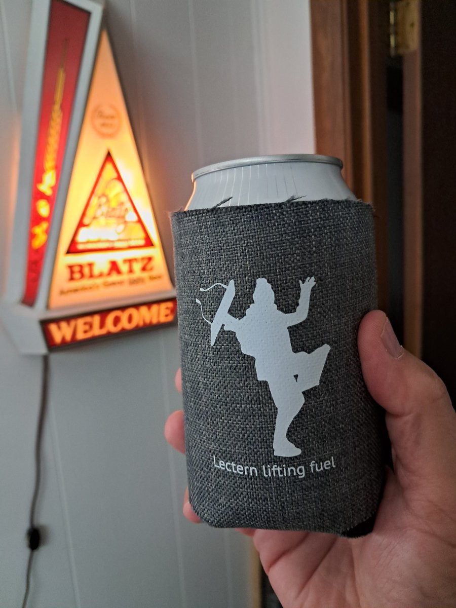 GregLammers's tweet image. Good ol' American beer in a @lecternleader koozie. Cheers y'all 🍻🦅👊🏻