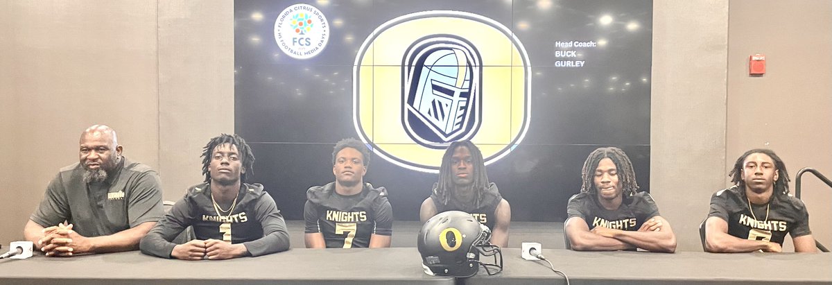 Dwight_XOS's tweet image. What a great day for me to be at Orange and Osceola Counties Media Day in Orlando today! I had the honor of being on the coaching staff at Godby when Buck Gurley played pic 1. Pic 2 is Ocoee HS where he is HC. pic 3 and pic 4 both teams played in the Florida State Championship…