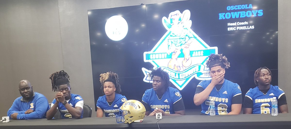Dwight_XOS's tweet image. What a great day for me to be at Orange and Osceola Counties Media Day in Orlando today! I had the honor of being on the coaching staff at Godby when Buck Gurley played pic 1. Pic 2 is Ocoee HS where he is HC. pic 3 and pic 4 both teams played in the Florida State Championship…