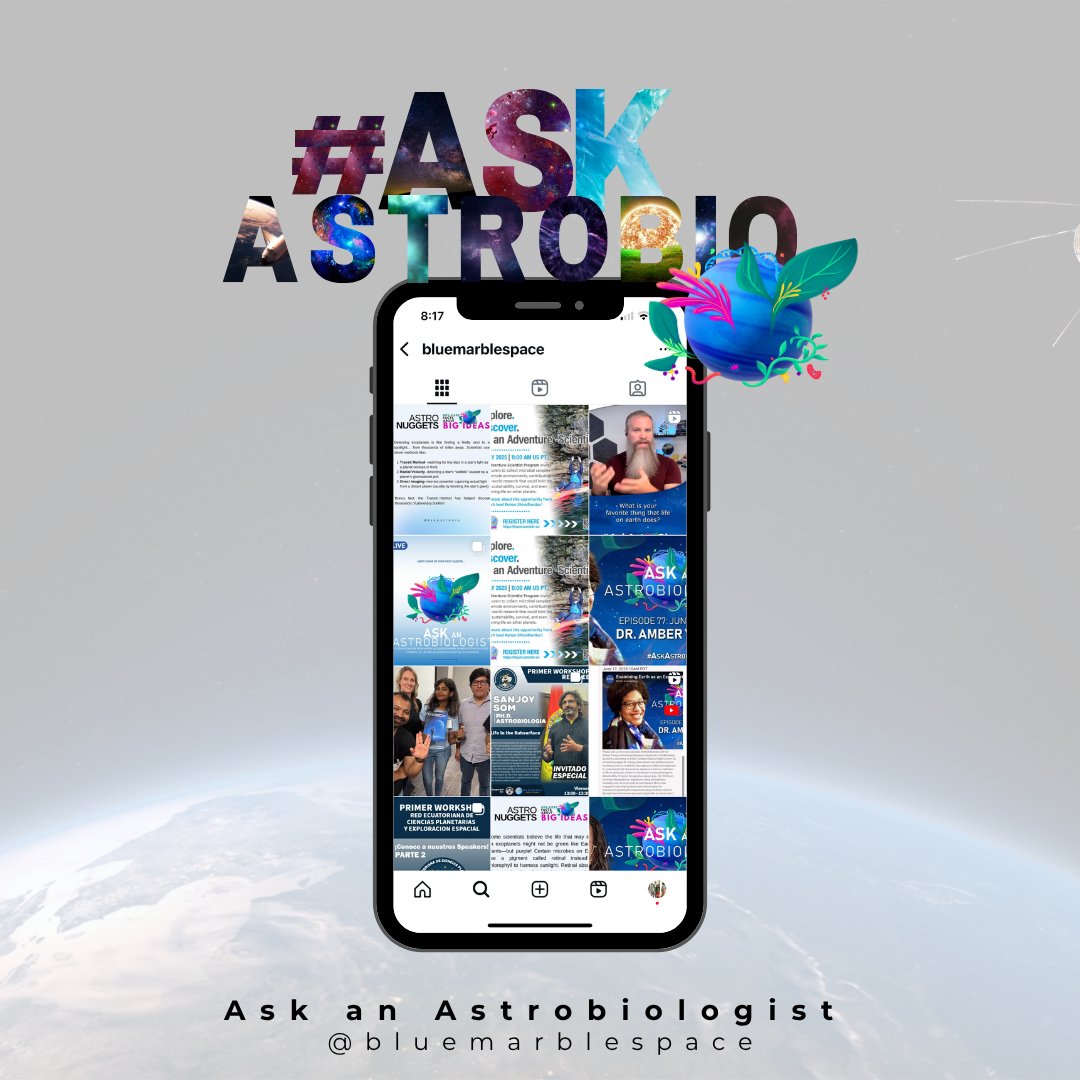 BlueMarbleSpace's tweet image. Curious about life beyond Earth? Help grow this cosmic community by sharing our page with fellow space enthusiasts—and don’t forget to send us your questions using #AskAstroBio!
Your curiosity fuels the conversation. Let’s explore together! @bluemarblespace