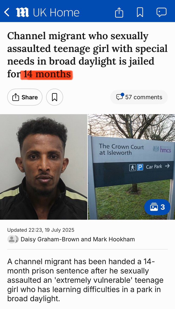 NickScanlon16's tweet image. In my country, the UK - an unsavoury post on social media is considered worse than sexual assault (only if you’re White that is)
Justice, British style.