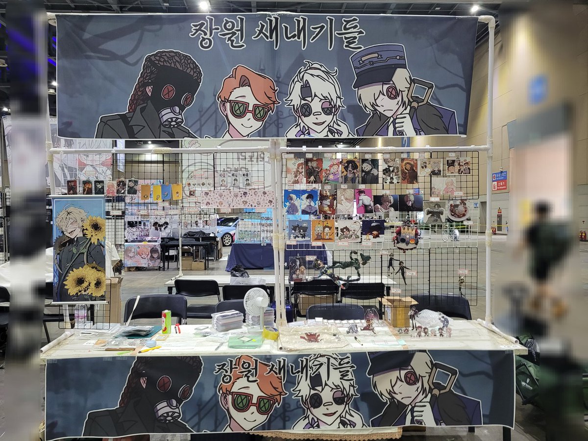POD_M9's tweet image. 일요일 부스 준비 끝
일부 굿즈 극소량만 남았습니다