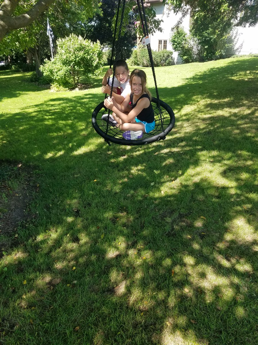Put up a swing in the yard today. The kids all love it. It's the simple things in life.