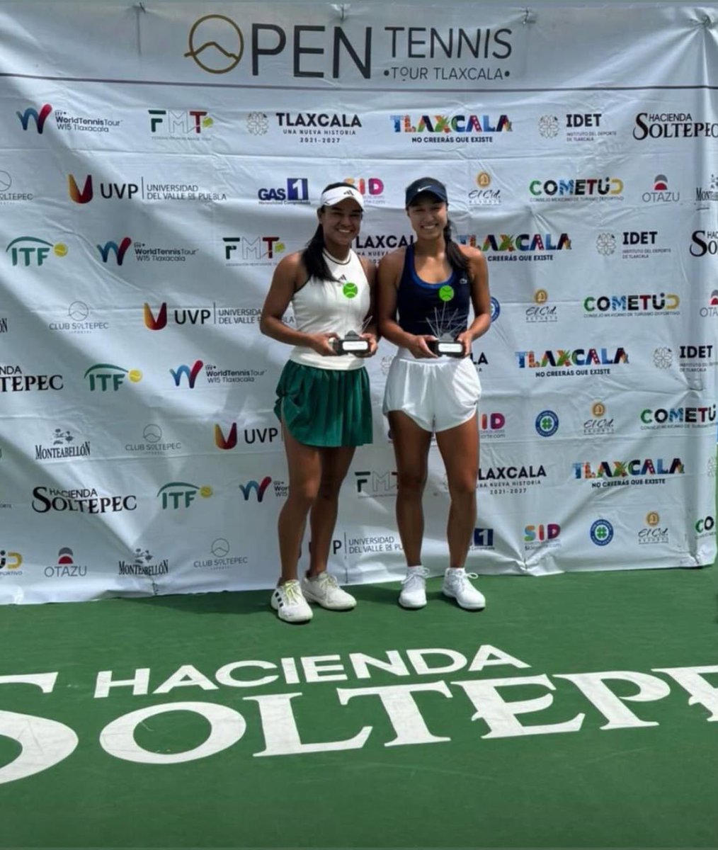 Congrats to former #Sooner Kianah Motosono on winning the doubles title at the W15 Huamantla in Mexico!