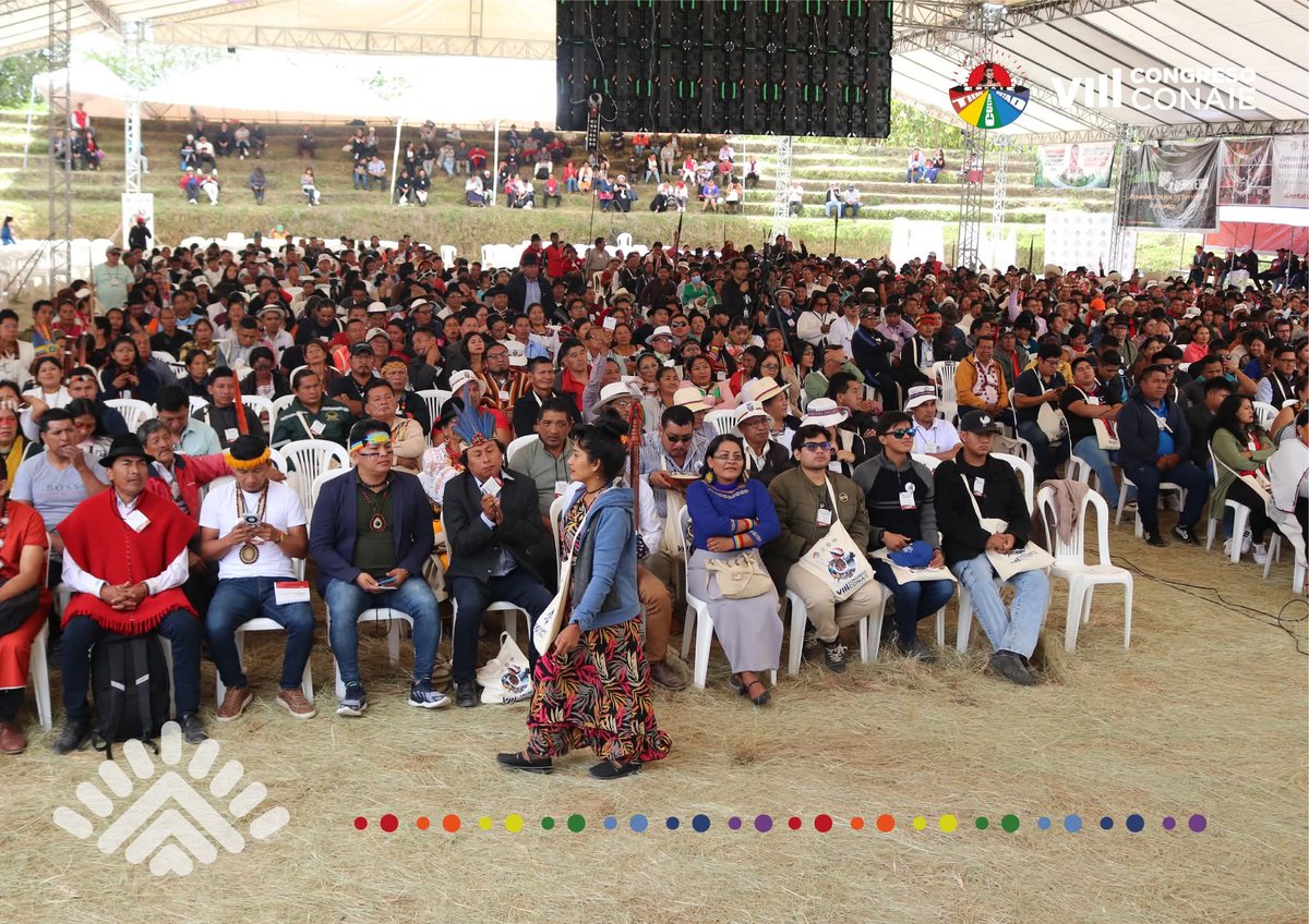 En el segundo día del VIII Congreso de la CONAIE, se presentaron tres informes fundamentales para el proceso organizativo:
- El informe de gestión del Consejo de Gobierno saliente, que detalló el trabajo realizado en el periodo 2021-2025.
- Informe del Movimiento Pachakutik. 
-