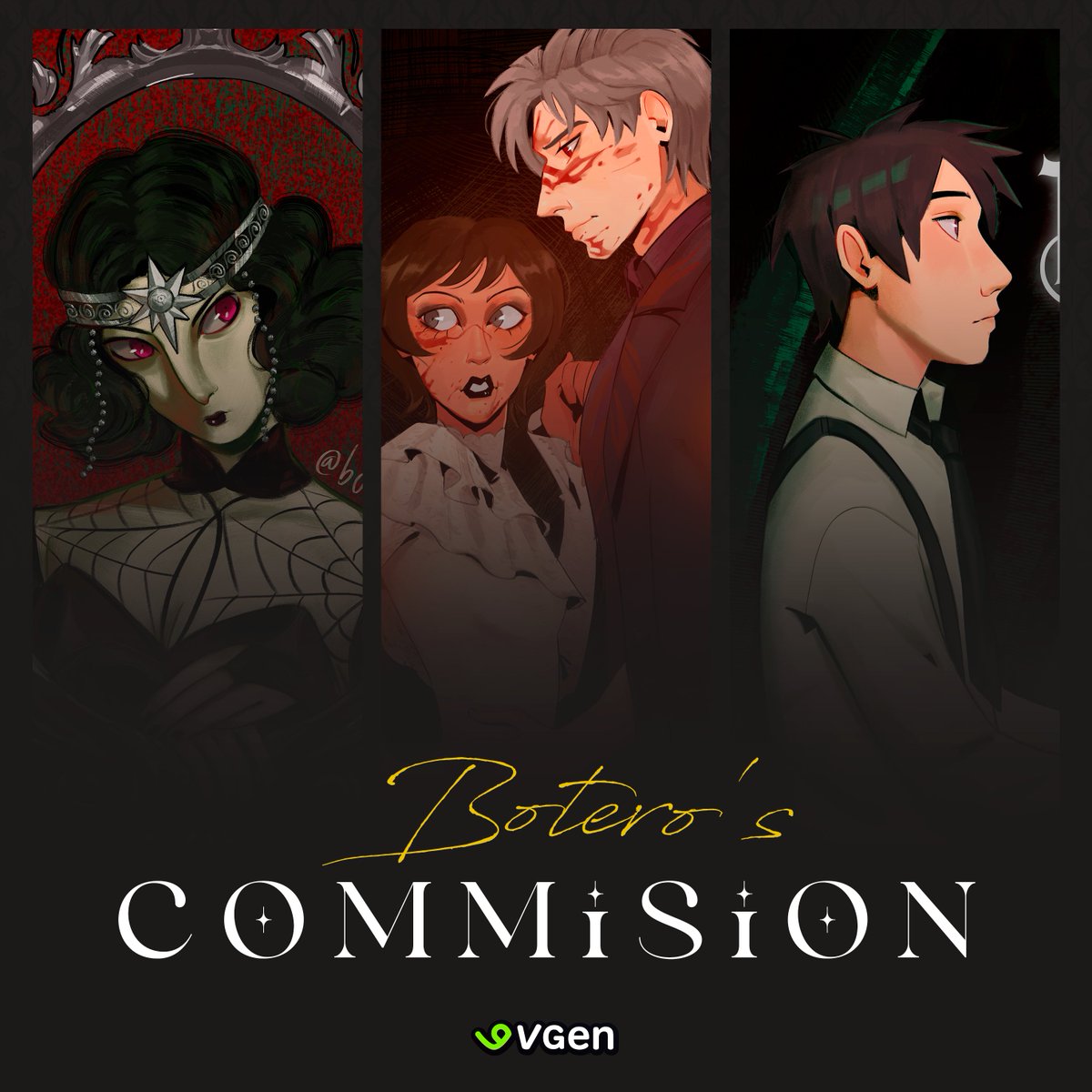 bot990_'s tweet image. 🦇OPEN COMMISSIONS🦇
I wanted to announce that I was accepted to VGen two weeks ago! I've barely managed to get organized. I've had a hard time finding a job this year, and I haven't had a good time. So, sharing this post would help me a lot
#Commision #commisionsopen