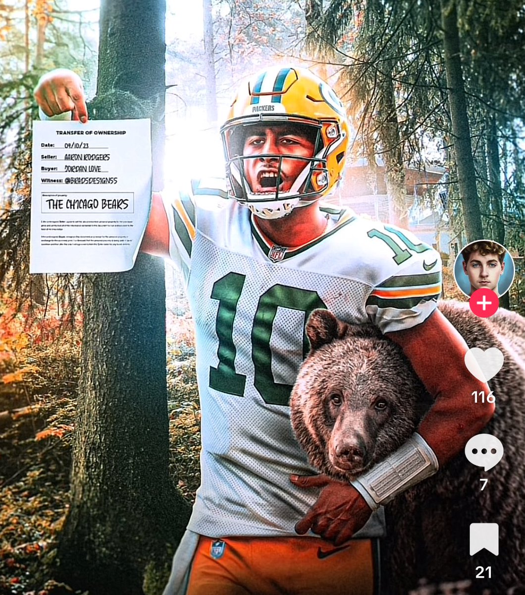 HoggNFL's tweet image. #WILD The Packers have 11 straight wins against the Bears, when their starting QB plays the whole game #WILD