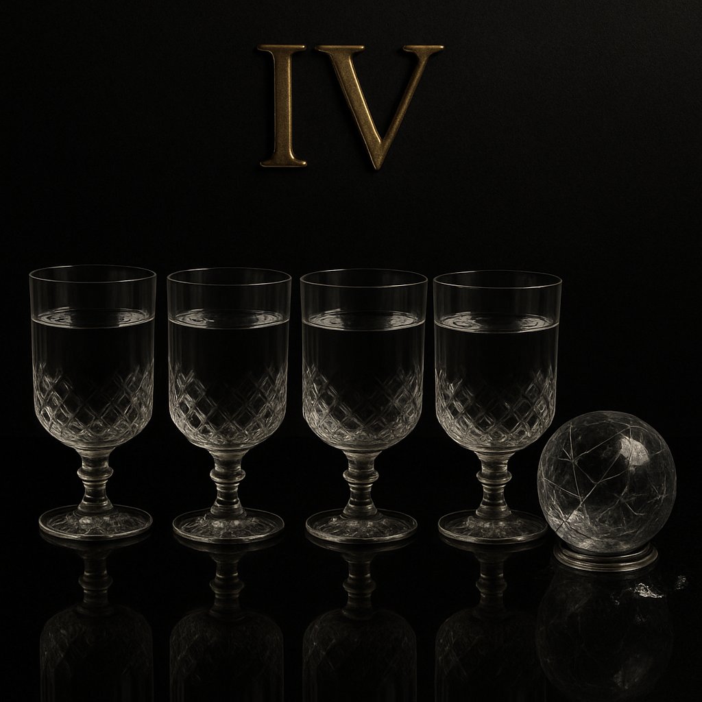 shatteredorb's tweet image. A Card For You, A Read From Me
Evening Reading - The Fourth Cup, Luxury
Full write up on links in profile.
Be Safe & Be Well.
Love ❤️🔮
#witch #tarot #thoth #shaman #blessedbe #evening #night #moon #reading #four #cups #water #luxury #stagnant #getmoving #go