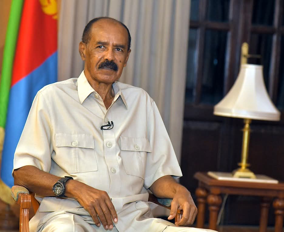 Highlights of President Isaias Afwerki’s July 19th Interview regarding #Ethiopia:

The President stated that the recent letter that the government sent to the UN Secretary General falsely accusing #Eritrea of stoking conflict was astounding and infantile.  This was indeed a cheap