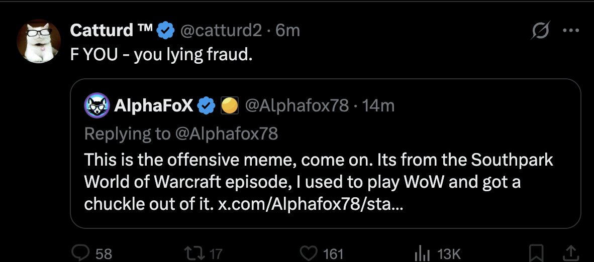 What am I lying about here?? jeez.