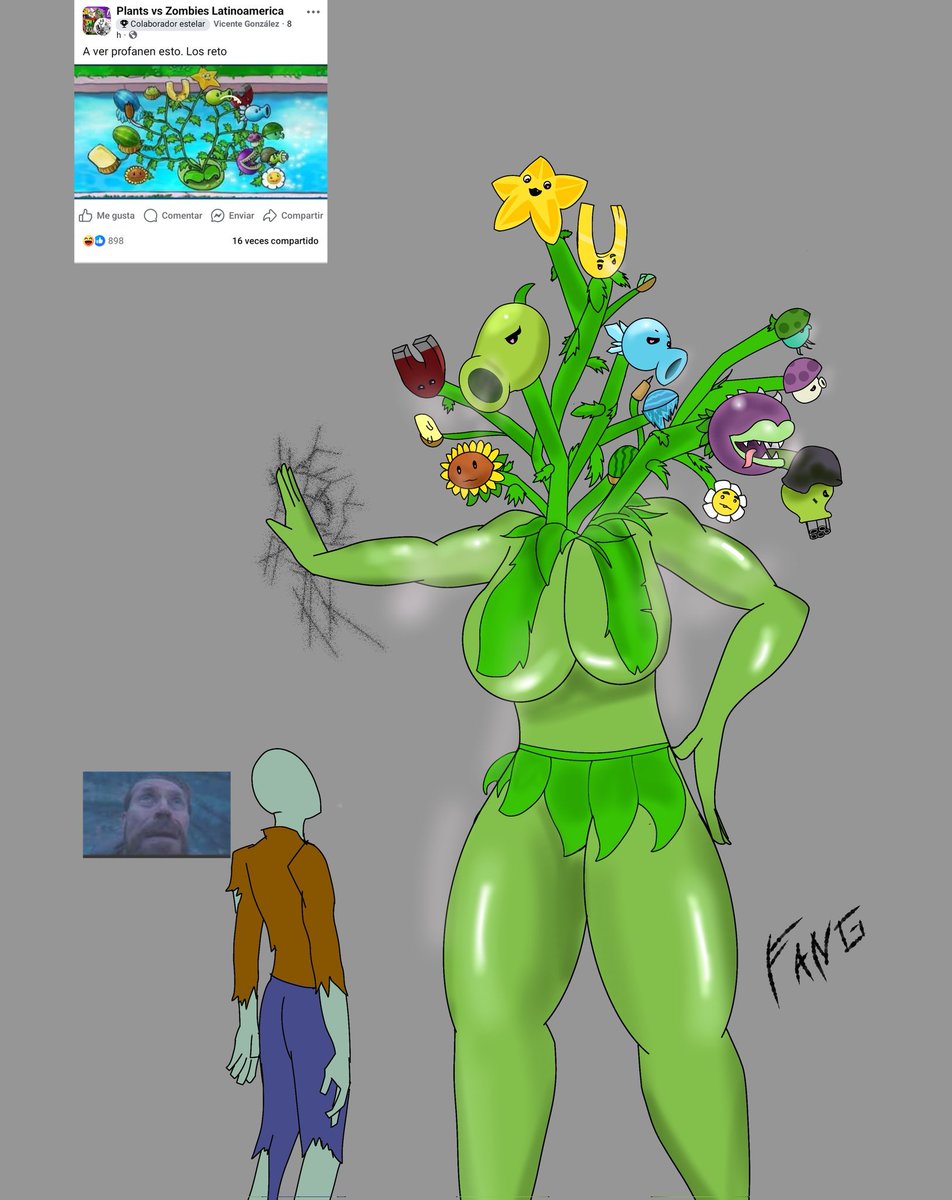 Fang_tercero's tweet photo. The plant chimera////la planta quimera
Dado a que en bluesky no recibió tanto apoyo veré si acá denota un poco
El meme curseado profanado
#pvzNSFW #pvzrule34 #pvzfanart #pvzr34 #profanala https://t.co/TipHAGv3LY