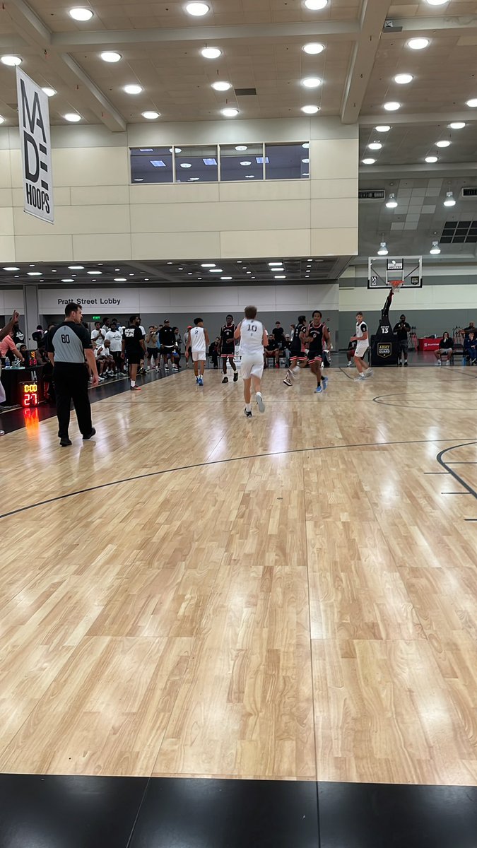 Oh, so it’s the Cole Trn game. (6- threes and 20 points in 10 minutes