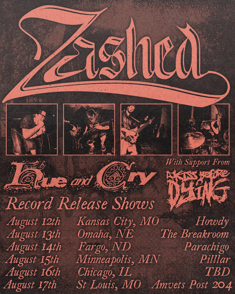 Playing some shows in August