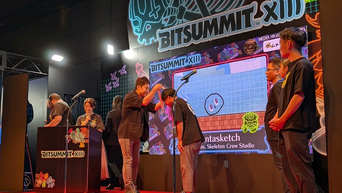 Huge news! 🎉 Fantasketch just won an award at BitSummit! We're incredibly honored and a massive thank you to the <a href="/GameMakersJP/">ゲームメーカーズ</a> for this amazing recognition! Today's the last day of <a href="/BitSummit/">BitSummit</a> – come check out the demo at the Tokyu Land Corporation Booth!

速報です！🎉