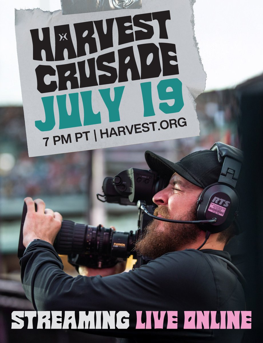 The Harvest Crusade is live now! Join us for this special night of worship, community, and the gospel at hubs.la/Q03xZl4m0.