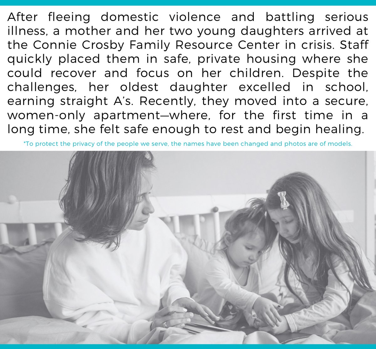 Your compassionate support makes it possible for vulnerable families to find crucial stability. Learn more about the services we offer at theroadhome.org/housingprograms.