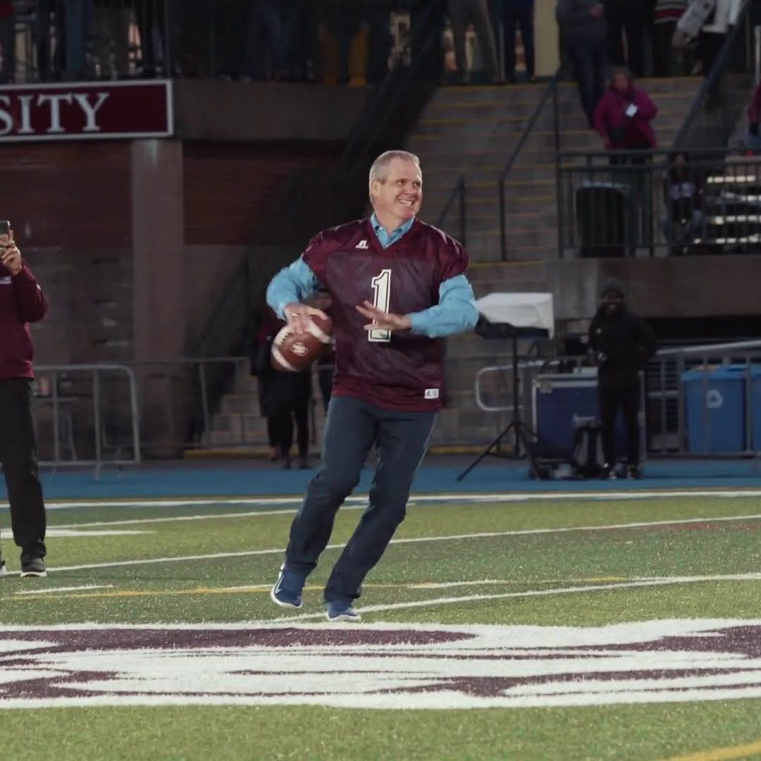 My happy place...on the football field 🏈