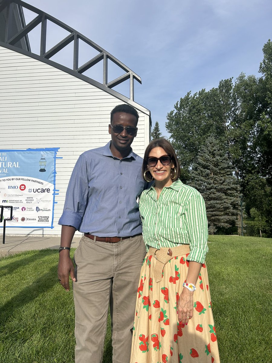 peggyflanagan's tweet image. It was such a joy to join the Somali community today at the Somali Cultural Festival in Plymouth!
The beauty and pride of the Somali community are a big part of what makes Minnesota, Minnesota.
