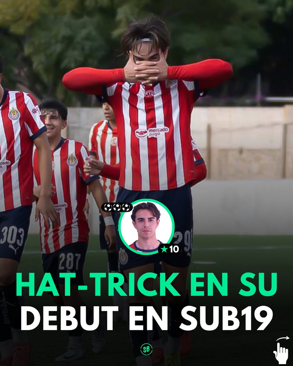 🔥⚽️ INICIANDO EL TORNEO ON FIRE: Brandon Brocksom (18) ingresó para el 2T e hizo un hat-trick en 16 minutos.

Con esto la sub19 de Chivas arrancó el torneo con victoria en su visita a León 💪🏼