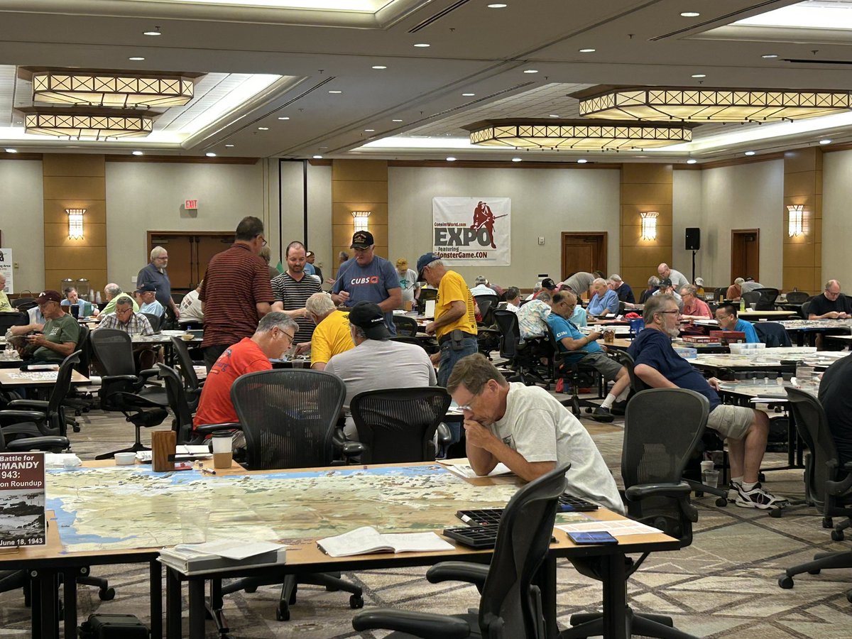 TheSoSBunker's tweet image. Consim World Expo 2025 Recap -
“The purpose of the event is an opportunity for grognards to play massive multi-map wargames with thousands of counters. The main hall hums all week with dozens of such game sessions.”
hitchkennedy.substack.com/p/consim-world…
@djberg96