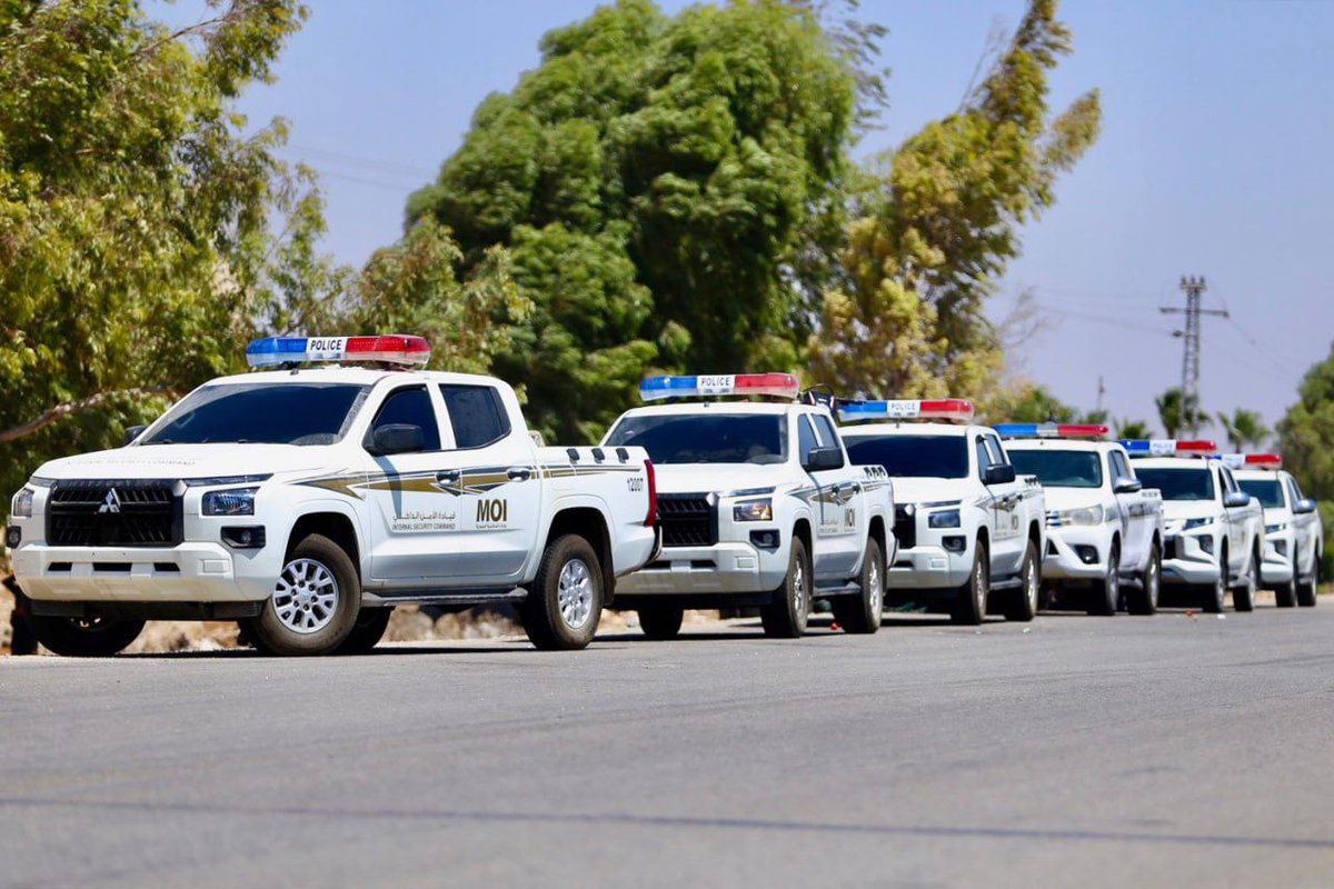 samer3433's tweet image. A convoy of vehicles from the Syrian Internal Security Forces is getting ready to enter the city of #Suwayda.
Suwayda will be under our authority!
#Syria
#Israel