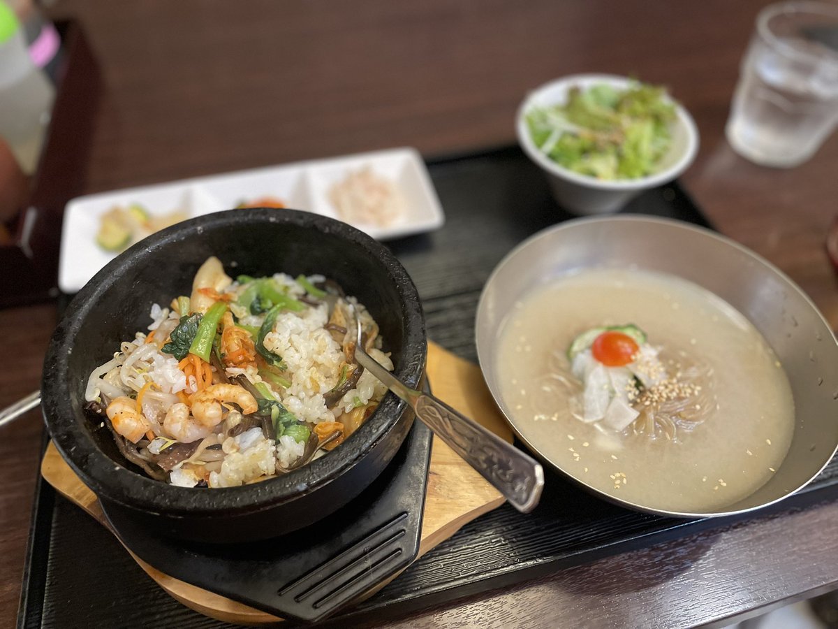 参院選、投票に行ってきました！今日も暑いねえ…そんな中、暑さをものともせず足を運ぶ方々多数！
帰りは冷麺とビビンバで一息だよー。