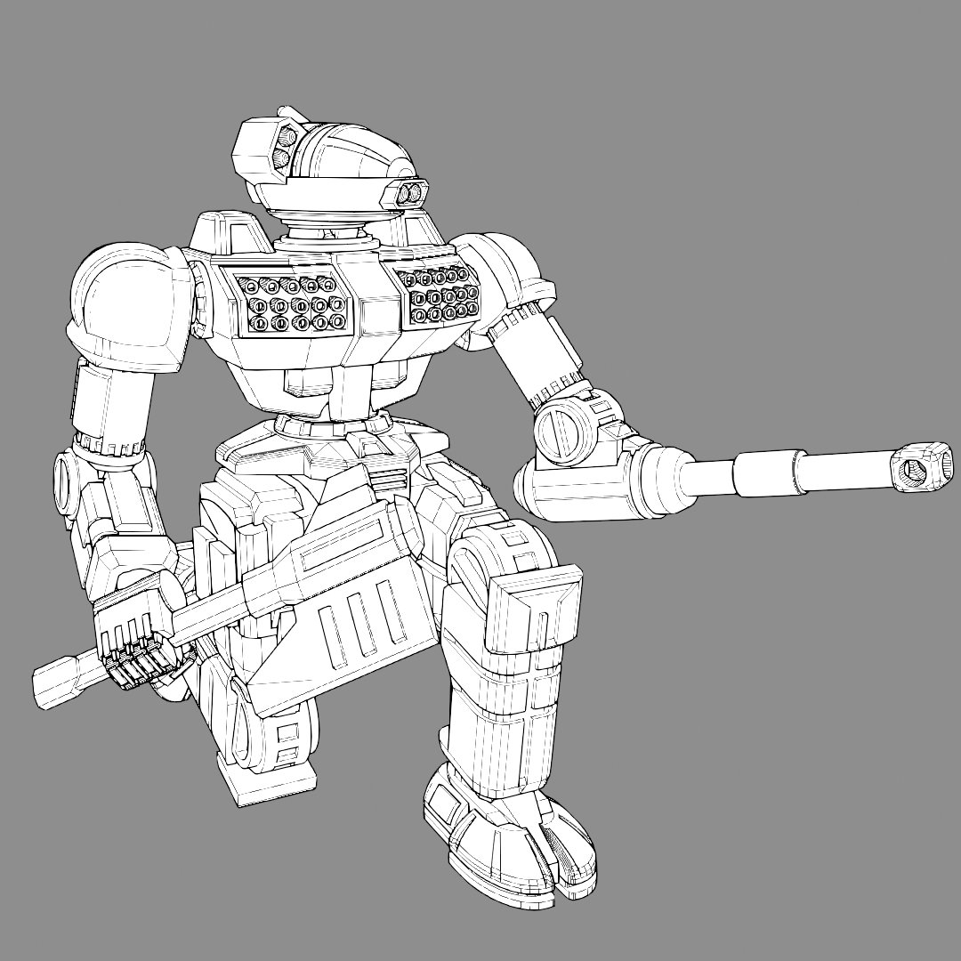 ardan_blade's tweet image. Last one for tonight. The Periphery variant of the Quintain would prove to be even cheaper than the Trainer. Loaded up with single shot Rocket Launchers and a primitive Rifle, this configuration is a great way to bring firepower on a low budget.