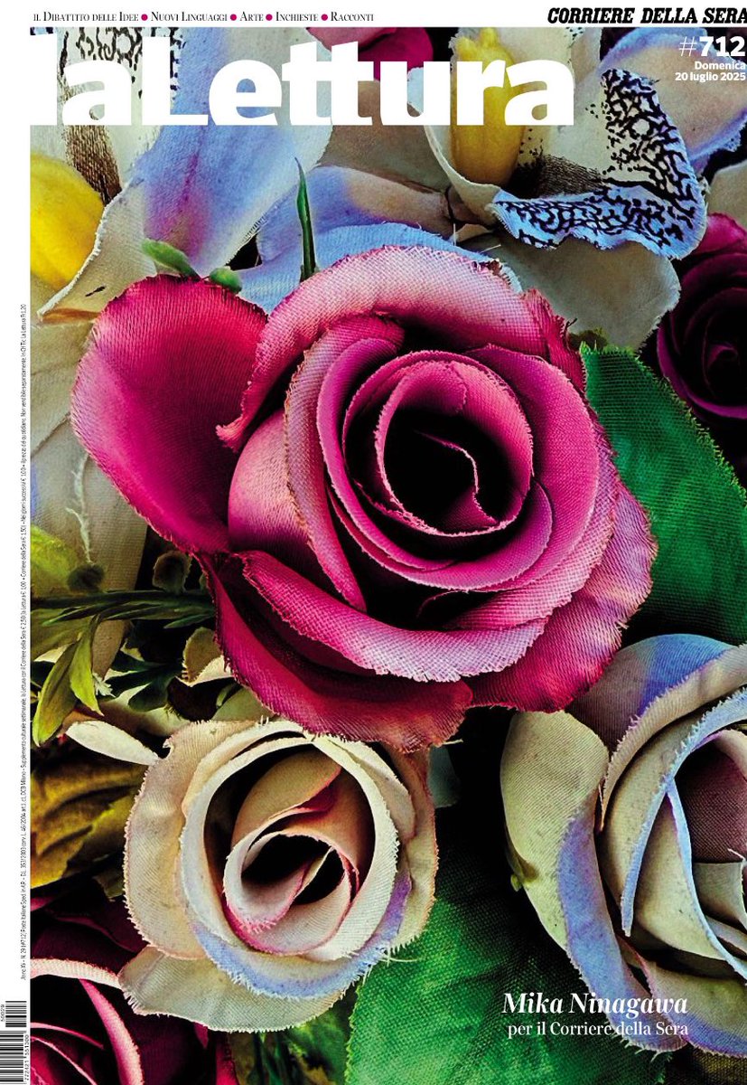 Se son fiori… 

Il nuovo numero de <a href="/La_Lettura/">la_lettura</a>  è nell’App e in edicola con il <a href="/Corriere/">Corriere della Sera</a> 

Con #guerra #animali #lucianofloridi #beatoangelico #katebush #mittelfest #paolodistefano #viniciomarchioni 

La copertina è firmata da #nikaminagawa