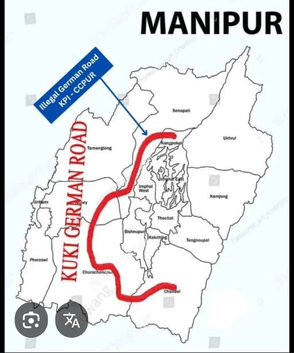 People across the world name their legal roads with famous personalities who had contributed to nation building..
Here in Manipur a particular community is trying to construct illegal roads and even naming it with people involving in k!lling innocent babies,children,men &amp; women.