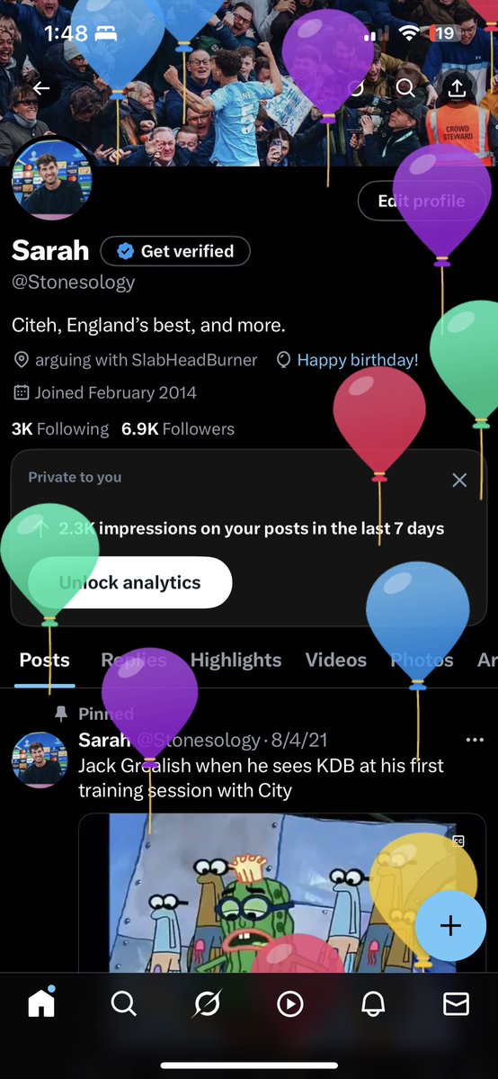 Stonesology's tweet image. oh cute balloons