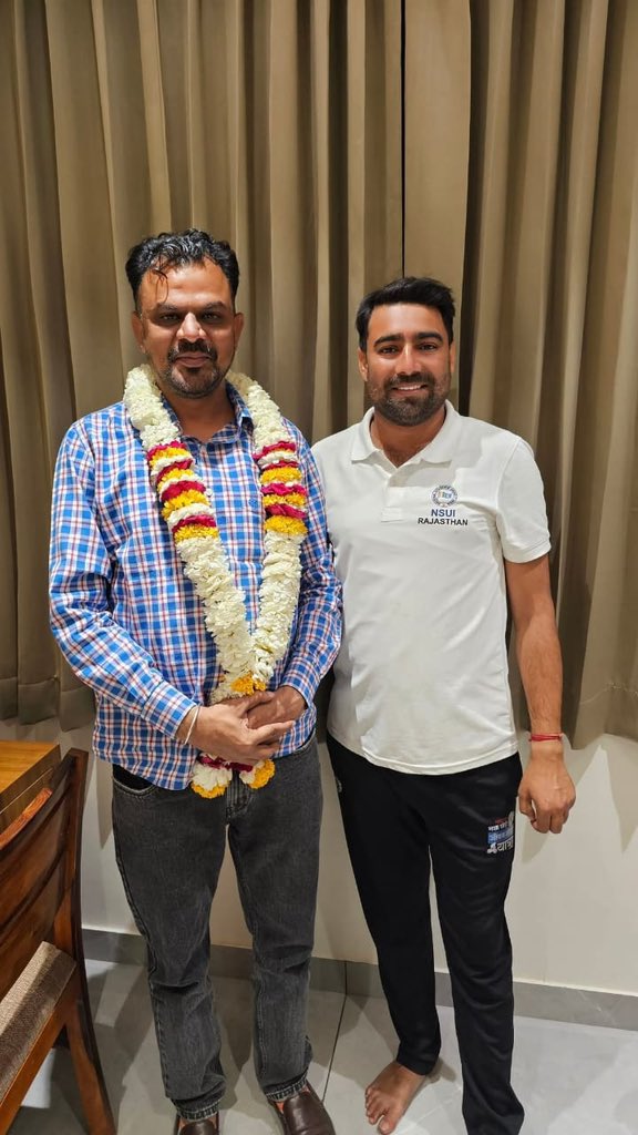 ब्यावर यूथ कांग्रेस के अध्यक्ष प्रिय साथी भूपेंद्र जी मेघवाल को जन्मदिन की बहुत बहुत बधाई शुभकामनाएँ 💐🎂