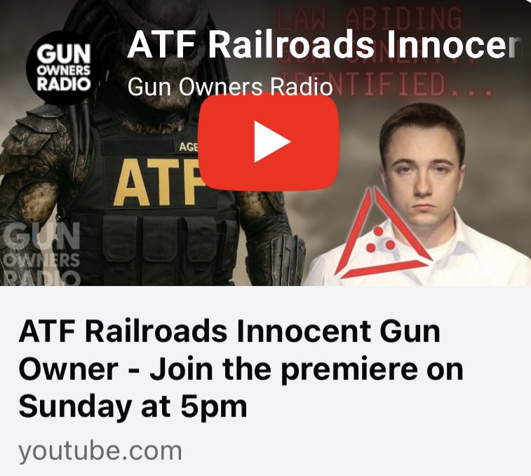 FreedomForTate's tweet image. The ATF destroyed an innocent man’s life.
Patrick “Tate” Adamiak is a veteran and patriot now sitting in prison for legally owned items.
The government twisted the law to make an example out of him.
Watch the full story premiere Sunday at 5PM:
youtu.be/W0L9TT-oo_E?si… via…