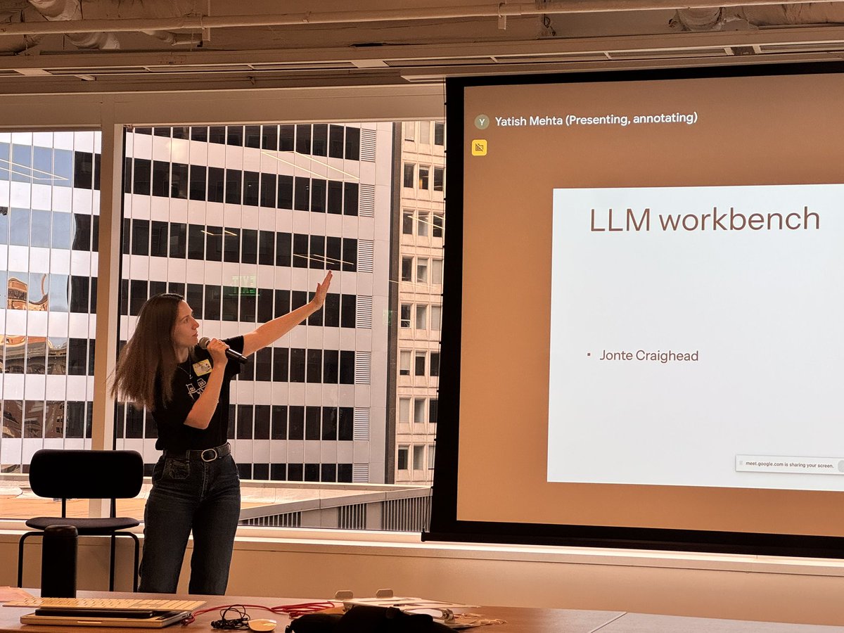 inazarova's tweet image. Our star @vmelnikova_en announcing the winners of tonight’s Ruby AI Hackathon by SF Ruby 🤩🤩🤩