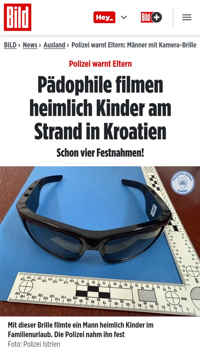 MdlBehrendt's tweet image. Liebe Eltern, passt auf eure Kinder auf!

Auch in meinem Urlaub an der Ostsee habe ich viele kleine Kinder gesehen, die nackt am Strand spielten. Aus Sicht mancher mag das normal wirken, wie dieser Artikel der Bild aber zeigt, ist in unserer heutigen Zeit Achtsamkeit wichtiger…