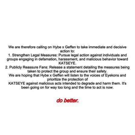 meganfile's tweet image. Meganfile will be participating in the strike, Manon deserves better treatment and Katseye will ALWAYS be six!
#HXGPROTECTMANON
#KATSEYEis6
#HYBEXGEFFEN