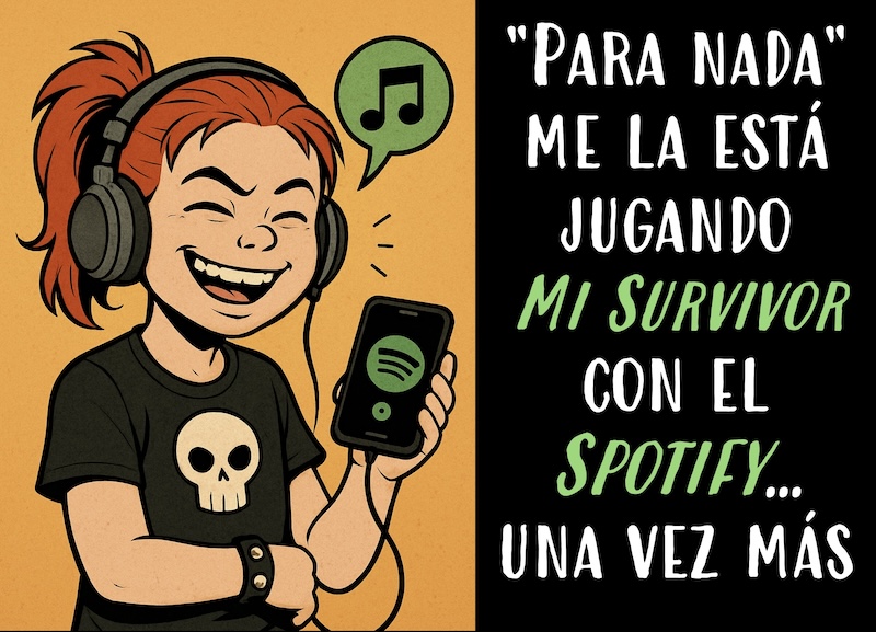 chemaalonso's tweet image. El lado del mal - "Para nada" me la está jugando Mi Survivor con el Spotify... una vez más elladodelmal.com/2025/07/para-n… #Spotify #curiosidades #musica