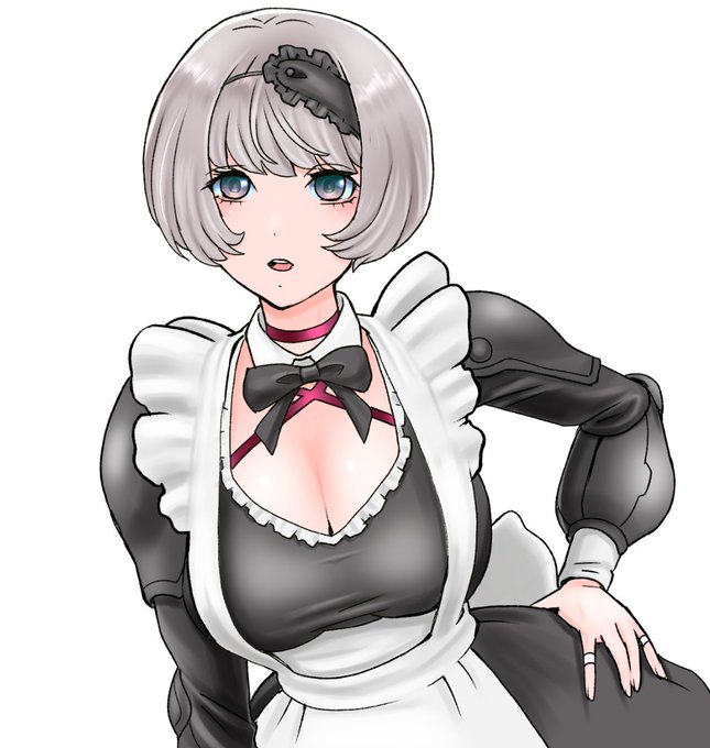 髪の毛まわりの嗜好としては目隠れ、片目隠れなどが好きですが、眉隠れもなんか良いなと思いちょっと試し描きです。良い感じになったので、このキャラそのうち何かに使ってみたいです。 