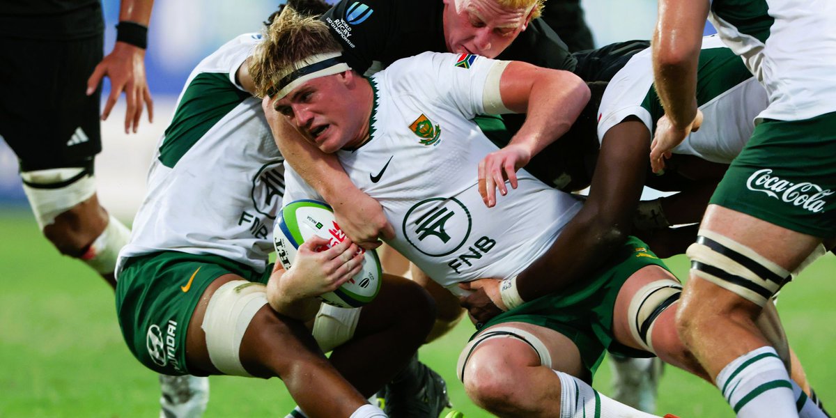 Highlights: Relive all the action from the #WorldRugbyU20s Final in Italy, where the #JuniorBoks claimed their first world title in 13 years - watch here: youtu.be/gwFGrXk8uro 🤩
#JourneyToGreatness