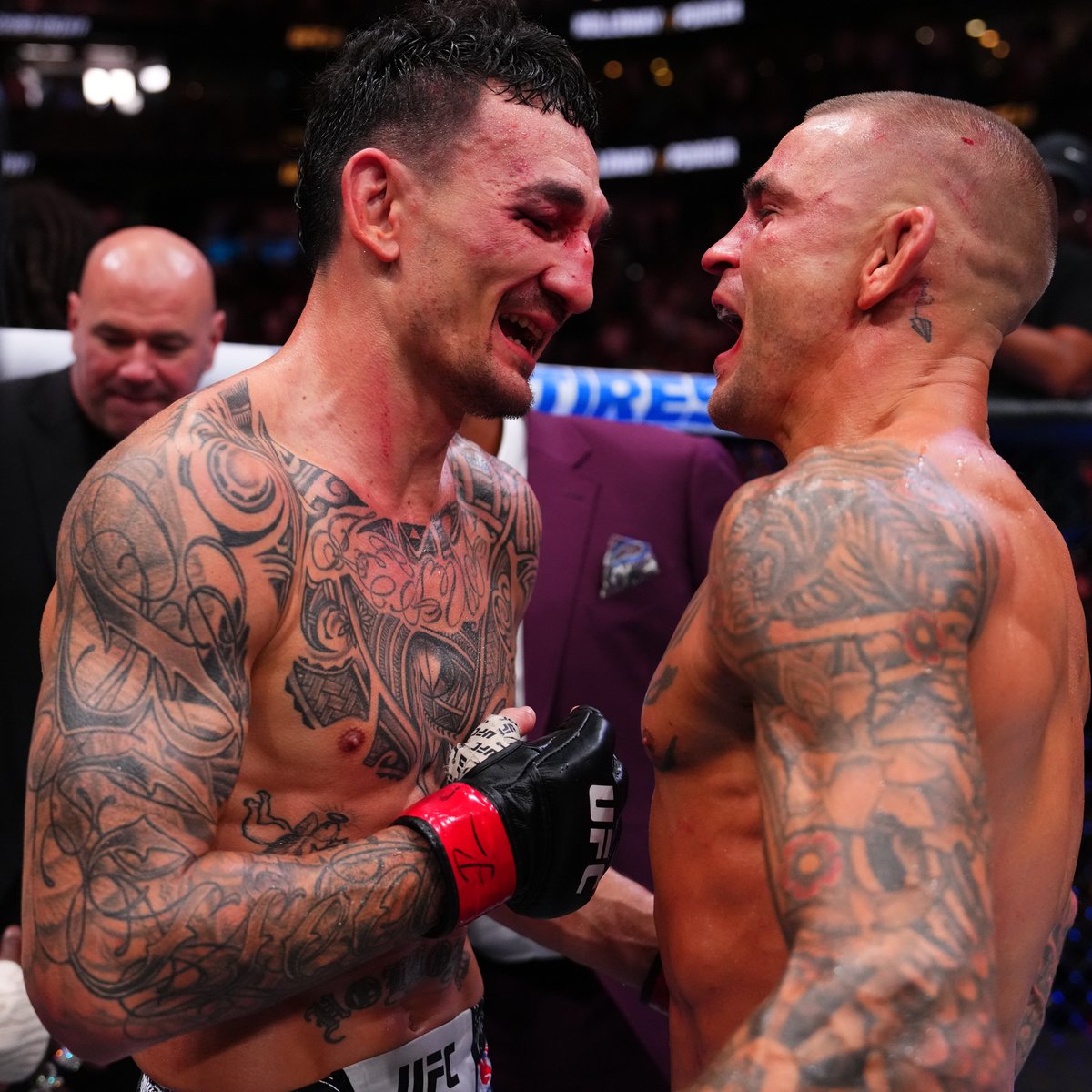 UFCEurope's tweet image. What a scrap ๐
Max Holloway is still your BMF champ after #UFC318 ๐