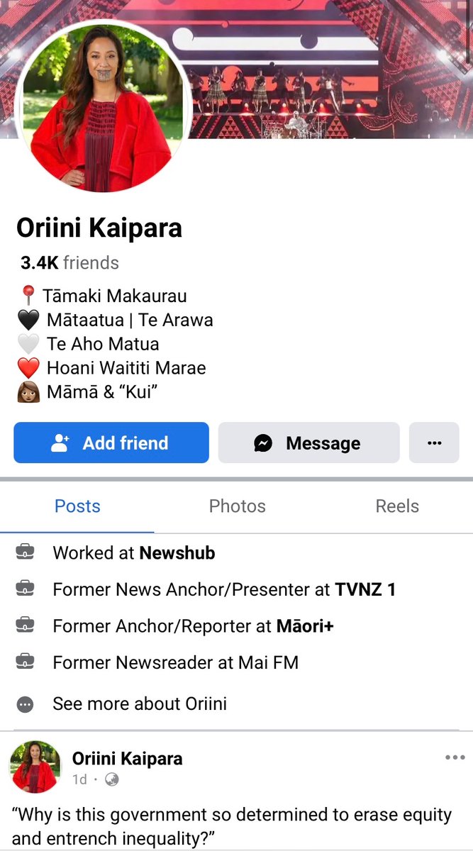 Suitandtie9999's tweet image. Hi @ElectoralCommNZ
A candidates social media/posts should always include a promoter statement.
Posts have already been shared on the candidates personal page, their “offical page” and by others without any statement and clearly include the Te Pāti Māori logo.
Please respond…