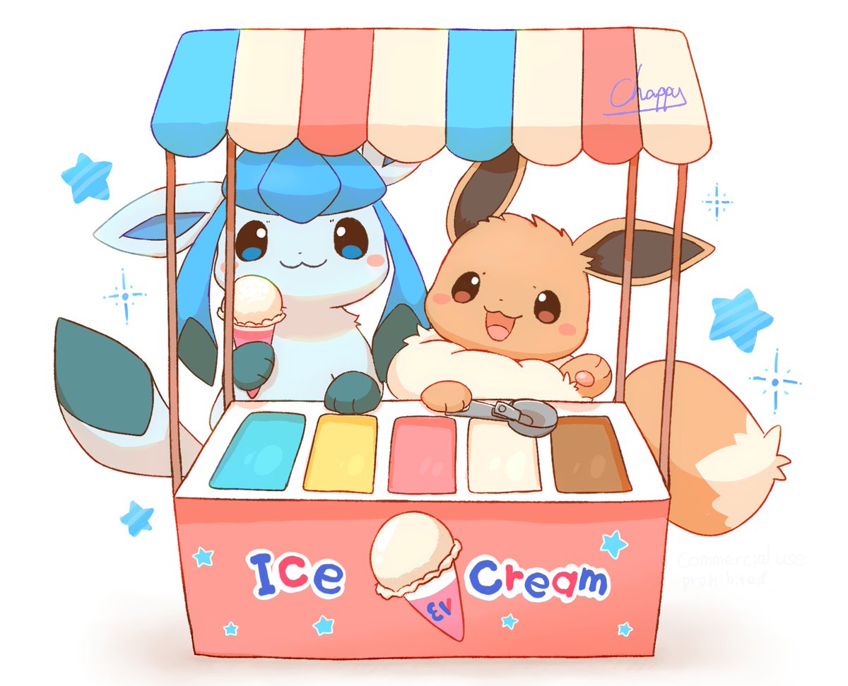 CHAPPIKA38's tweet image. こんな暑い日には、アイスクリームはいかがですか❓️🍨