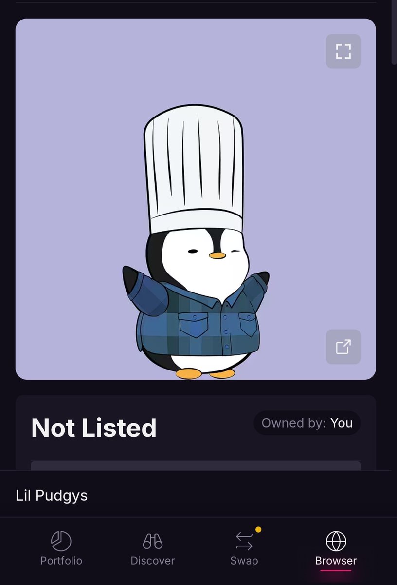 dannye2004's tweet image. Got this bad boy yesterday. He's got the chef's hat since @LilPudgys , @pudgypenguins and @AbstractChain / @Abstract_Eco are cooking🔥🔥🔥