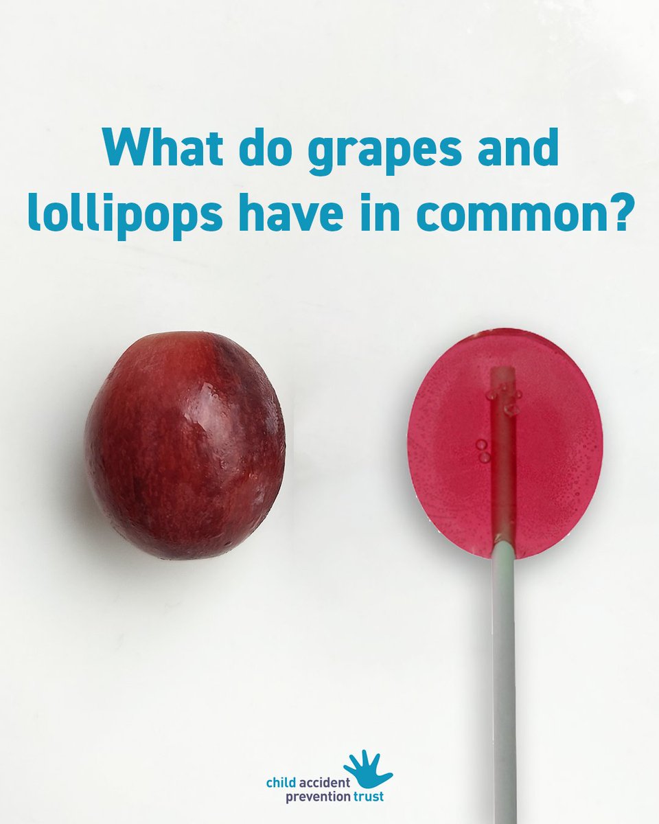 CAPTcharity's tweet image. Like grapes, lollipops are the perfect size and shape to completely block a small child’s airway. The hard sweet can come off the stick and choke a child. This happens silently and if you’re not watching you might not even notice.
👉More choking tips: capt.org.uk/choking-preven…