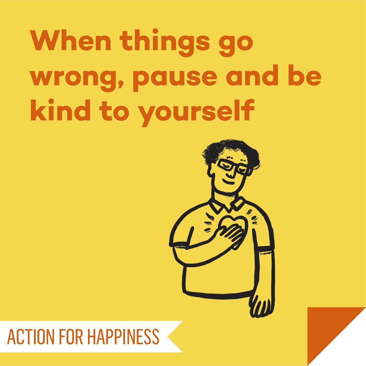 actionhappiness's tweet image. Jump Back Up July - Day 20: When things go wrong, pause and be kind to yourself actionforhappiness.org/jump-back-up-j… #JumpBackUpJuly