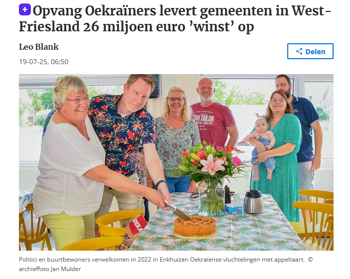 Goedemorgen!  En hierom willen gemeentes met spoed nieuwe azc's openen. Er wordt flink geld verdiend door allerlei gesubsidieerde  instanties, advocaten, medewerkers COA etc. En daarom wordt Wilders en de PVV op alle fronten tegengewerkt... #verdienmodel